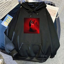Tarzsokak Siyah Unisex Öpücük Ölüm Mothıca Şarkıcı Treetwear Hip Hop Rahat