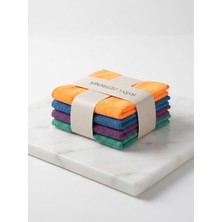 jantistore Pastel Color Minimalist Yaşam 4'lü Mikrofiber Bez Seti (30X40 Cm) - Ev, Ofis, Yazlık & Oto