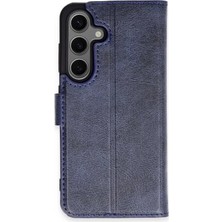 AKM Newface Samsung Galaxy S24 Plus Kılıf Trend S Plus Kapaklı Kılıf - Lacivert