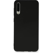 AKM Newface Samsung Galaxy A30S Kılıf Nano Içi Kadife Silikon - Siyah