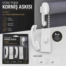 Asi Stor Perde Korniş Askısı