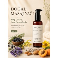 Minia Bahçe Lavanta Masaj Yağı – 100 ml | Bitkisel Yağlarla Vücut ve Masaj Bakımı