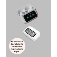 AKM Otomatik Bağlantılı Bluetooth Kulaklık Anc Özellikli Su ve Ter Dayanıklı Yeni Nesil