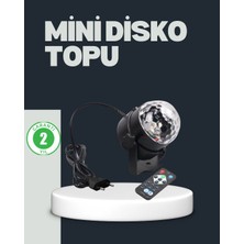AKM Rgb LED Disko Küresi 7 Modlu Uzaktan Kumandalı