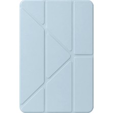 AKM Newface Apple iPad 2025 10.9 10.nesil (A16) Mera Kalemlikli Tablet Kılıfı - Açık Mavi