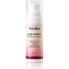 arsolea %4 Tranexamic Acid, Arbutin & Kojic Acid Içeren Leke Bakım Kremi 50 ml