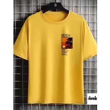 Tarzsokak Göğüs Beach Baskılı Oversize Erkek T-Shirt