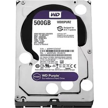 Wd 500GB Purple WD500PURZ 3.5" 5400 Rpm Sata 3 Harddisk