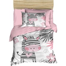 Universal Dijital Baskılı 3D Pamuklu Yenidoğan Bebek Nevresim Takımı Baby Zebra