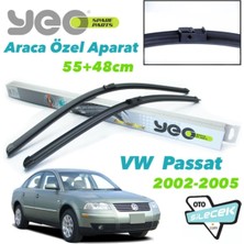 TeknoKapsül Yeo Vw Passat 5 ile Uyumlu Silecek Takımı 2002-2005