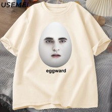 Tarzsokak Twilight Eggward Meme T-Shirts Men Edward Cullen Parody Humor Graphic T Shirt Casual Cotton S