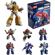 TeknoKapsül Blokees Resmi Lisanslı Transformers Aksiyon Figürleri, Transformers Shining Versiyon (Sv) 02- Shining 1985 (Kör Kutu) Figürler-Tek Kutu