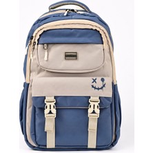 Wander Bag 7380 Kore Tarzı Çok Bölmeli, Geniş Iç Hacimli, Suluk Cepli Okul ve Günlük Sırt Çantası