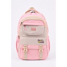 Wander Bag 7380 Kore Tarzı Çok Bölmeli, Geniş Iç Hacimli, Suluk Cepli Okul ve Günlük Sırt Çantası