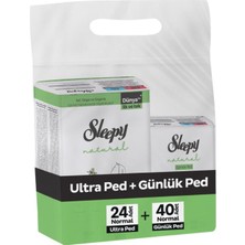 TeknoKapsül Normal Ped 24 Lü +Günlük Ped 40 Lı