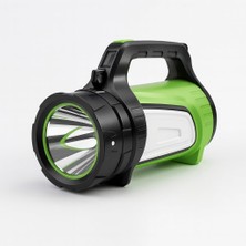 TeknoKapsül 1200 Lümen 8W Şarjlı Kamp LED Feneri Güçlü El Lambası 6000 Mah 3 Işık Modu Taşınabilir Aydınlatma