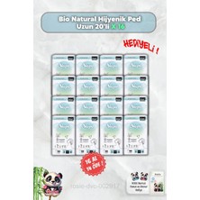 TeknoKapsül 16 Al 14 Öde Hijyenik Ped Uzun 20'li Sleepy Bio Natural ve Rosie