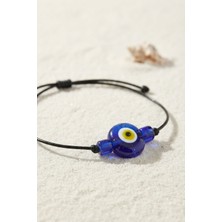 Solenya Handmade Bohem Tarz Mavi Göz Nazar Kolye