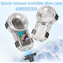 INSTA360 X5 Invisible Magnetic  Dive Case / Görünmez Manyetik Dalış Kabı (60M)