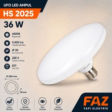 Helios Ufo LED Ampul Hs 2025 36W 6500K E27 5400 Lm Beyaz Işık – Faz Yapı Elektrik