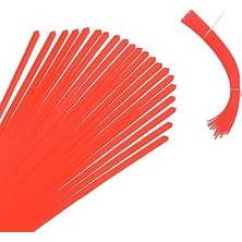 TeknoKapsül Hazır 85 Adet Kare Çubuk Motorlu Tırpan Misinası Bahçe Dayanıklı Ot Biçme Ipi Çubuk 4 mm (28 Cm)