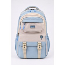 Wander Bag 7380 Kore Tarzı Çok Bölmeli, Geniş Iç Hacimli, Suluk Cepli Okul ve Günlük Sırt Çantası