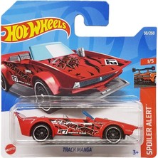 TeknoKapsül Hot Wheels - Track Manga - Spoiler Alert 1/5 - HCW97 - Short Card - Kırmızı - Mattel 2022