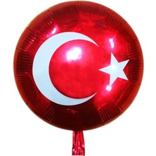 TeknoKapsül Türk Bayrağı Folyo Balon 1 Adet