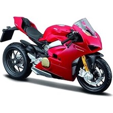 TeknoKapsül Bburago B18-51080 1:18 Ducati Panigale V4, Siyah, 17 x 7 x 10,8 Cm; 90 Gram