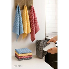 Universal 6lı Mutfak Kurulama Bezi 45X65 cm Pötikare Desen