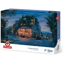 TeknoKapsül Art Puzzle Pembe Ev 1000 Parça Puzzle