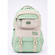 Wander Bag 7380 Kore Tarzı Çok Bölmeli, Geniş Iç Hacimli, Suluk Cepli Okul ve Günlük Sırt Çantası