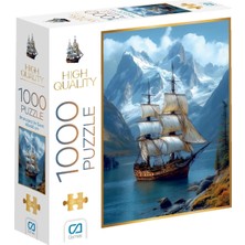 TeknoKapsül Ca Games Manzara ve Gemi 1000 Parça 2,2mm Kalınlık 48X68CM Profesyonel Hobi Puzzle Yapboz Serisi