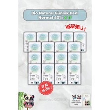 TeknoKapsül Bio Natural 17 Al 15 Öde Sleepy Günlük Ped Normal 40'lı ve Rosie
