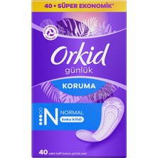 TeknoKapsül Orkid Günlük Ped Normal Ekonomik Paket 40 Adet Ped
