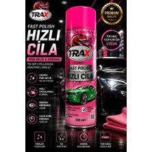 Trax Premium Oto Araç Hızlı Cila Fast Polish Aerosol 500ML