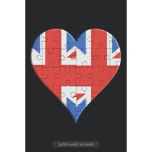 TeknoKapsül Planner: British British Flag United Heart Jigsaw Puzzle Flags Of Great Britain United Kingdom