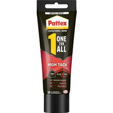 TeknoKapsül Pattex One For All High Tack, Yüksek Kaliteli Montaj Yapıştırıcısı, Tüm Yüzeyler Için Güçlü Yapıştırıcı, Profesyonel Çok Amaçlı Yapıştırıcı, 1X142G Tüp