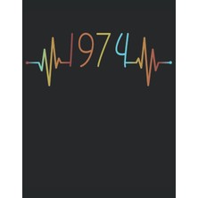 TeknoKapsül 101 Mandalas - Colorıng Book Ecg Heartbeat Born 1974 Year Heartbeat: Funny Retro Vintage Heart Line Birthday Gift - A4 (8. 5X11) - 101 Pages - Gıft... - Relax - Anti Stress - For Coloring