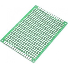 Sensör Modül 5x7 cm Çift Yüzlü Delikli Pertinaks Pcb Devre Kartı (Bakır)