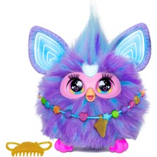 TeknoKapsül Furby Mor Interaktif Pelüş Oyuncak - Ingilizce Versiyonu