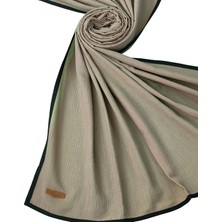 Mim Eşarp ve Şal Enba Biyeli Aqua Düz Renk Şal 85X190 cm