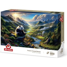 TeknoKapsül Art Puzzle Pandanın Huzur Durağı 500 Parça Puzzle