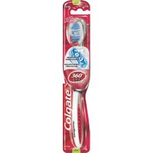 TeknoKapsül Colgate 360 Optik Beyaz Dil ve Yanak Temizleyicili Yumuşak Beyazlatıcı Diş Fırçası 1+1
