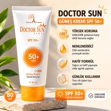 Roble Doctor Sun Spf 50+ Güneş Kremi 80 ml – Leke Karşıtı, Nemlendirici, Uva/uvb Yüksek Koruma