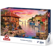 TeknoKapsül Art Puzzle Akdeniz Limanı 1500 Parça Puzzle