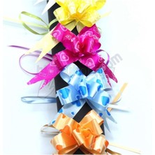 TeknoKapsül Paket Süsü Pratik Fiyonk 10'lu 35 cm Fuşya