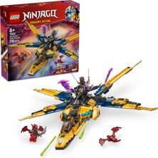 TeknoKapsül LEGO Nınjago Ras ve Arin'in Süper Fırtına Jeti 71833-8 Yaş ve Üzeri Çocuklar Için 3 Ninja Minifigürü Içeren Yaratıcı Oyuncak Yapım Seti, Doğum Günü Hediyesi (510 Parça)