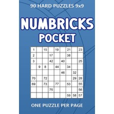 TeknoKapsül Independently Published Numbricks Pocket: 90 Hard Puzzles 9x9 One Puzzle Per Page (4 x 6 Inches In Size)