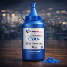 tonermax Kyocera TK-5490 Toner Tozu Mavi 40 gr | MA2101CFX | MA2101CWFX | PA2101CWX | PA2101CX | MA2101 | PA2101